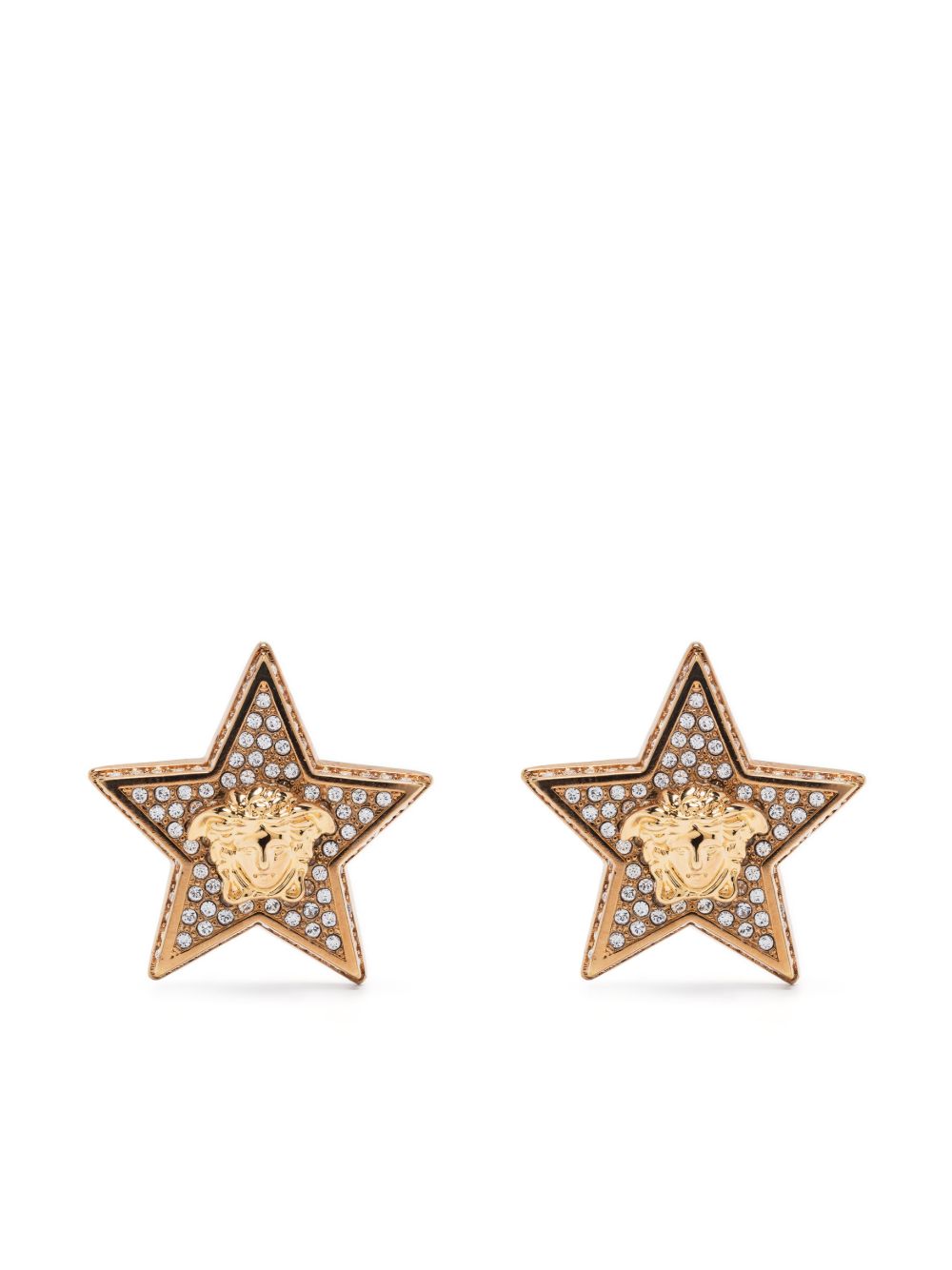 Versace Medusa Star 耳钉 - 金色