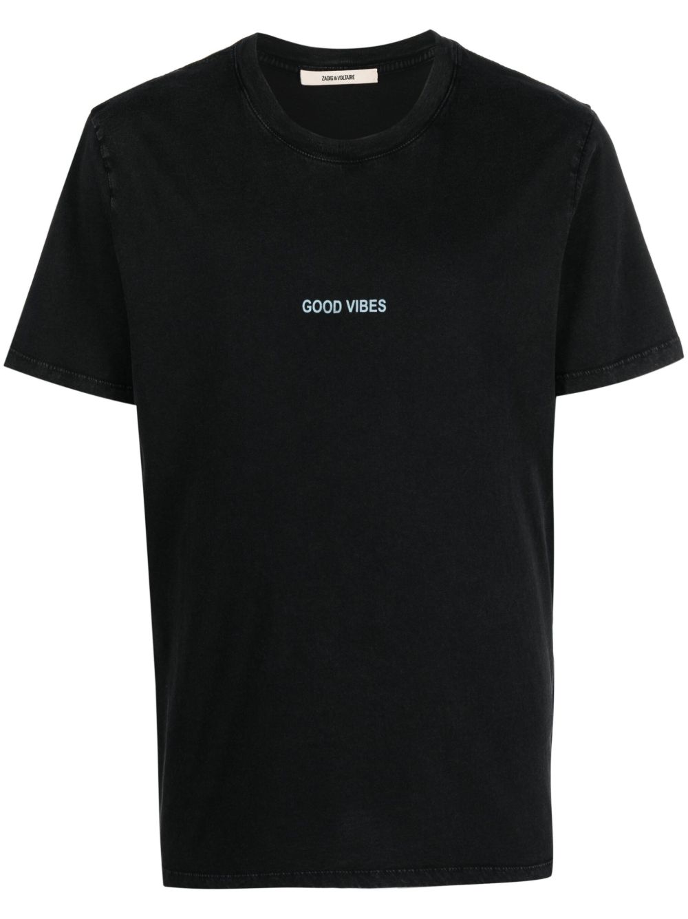 Zadig&Voltaire Ted logo印花T恤 - 黑色