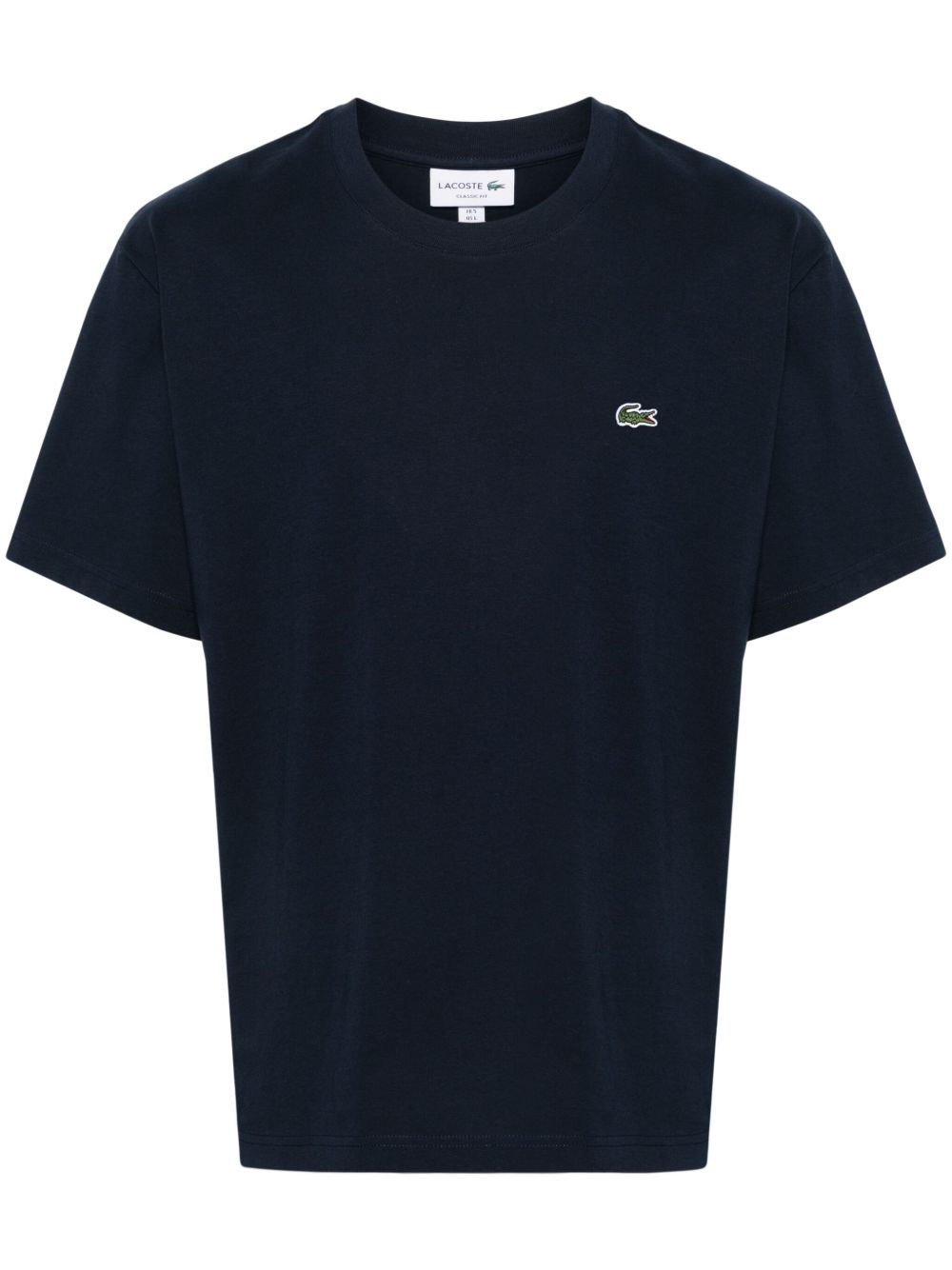 Lacoste 标贴棉T恤 - 蓝色