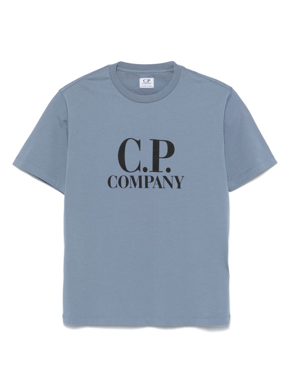 C.P. Company Kids logo印花T恤 - 蓝色