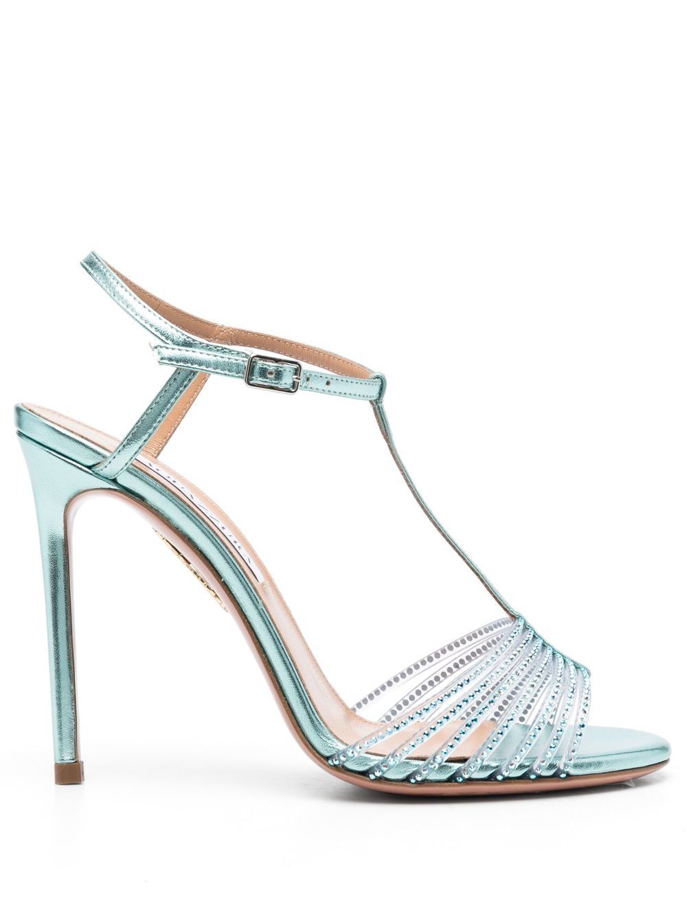 Aquazzura Amore Mio 高跟凉鞋 - 蓝色