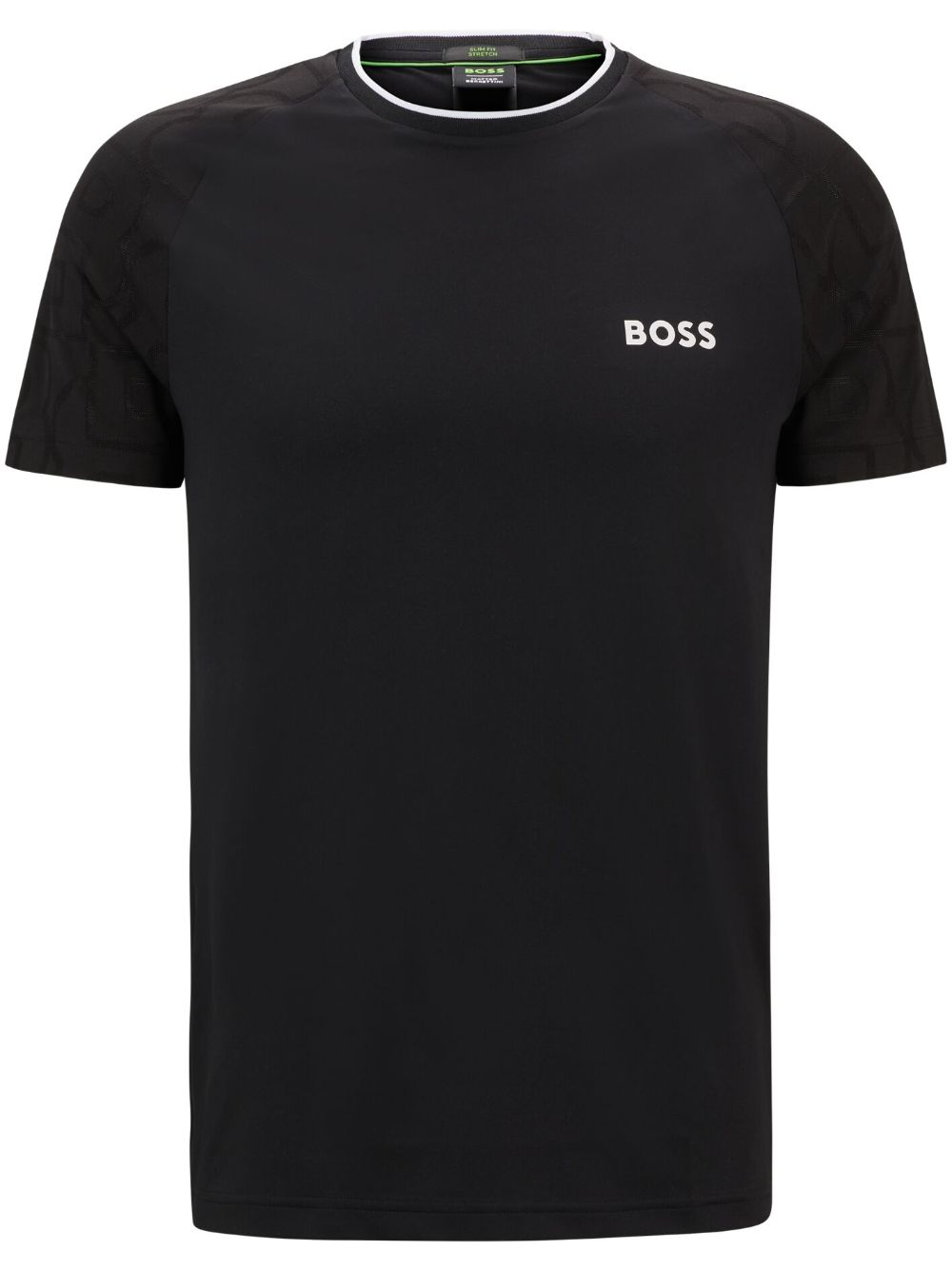 BOSS x Matteo Berretini logo印花T恤 - 黑色
