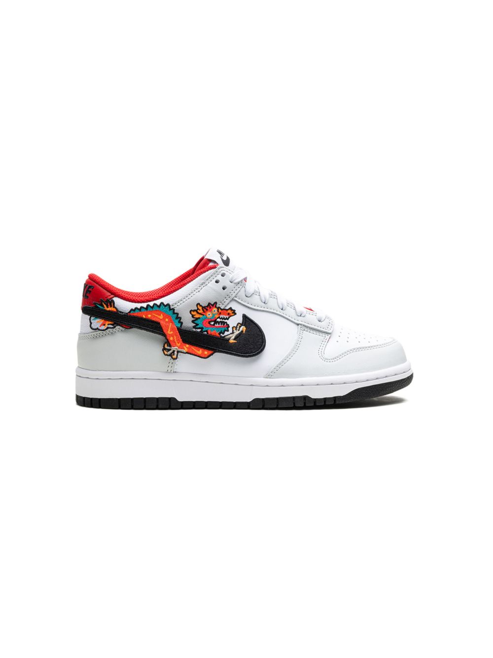 Nike Kids Dunk Low Year of the Dragon 运动鞋 - 白色