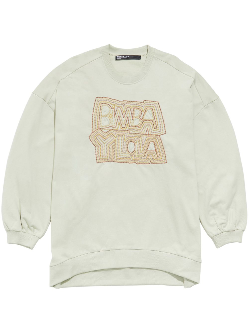 Bimba y Lola logo刺绣卫衣 - 绿色