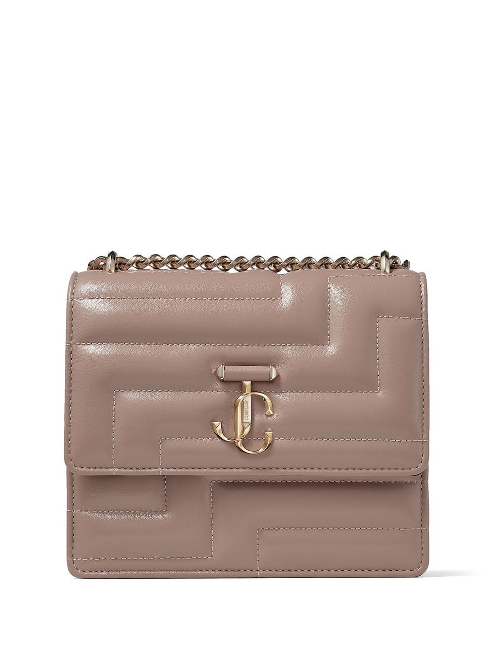 Jimmy Choo Varenne Avenue Quad 绗缝单肩包 - 中性色