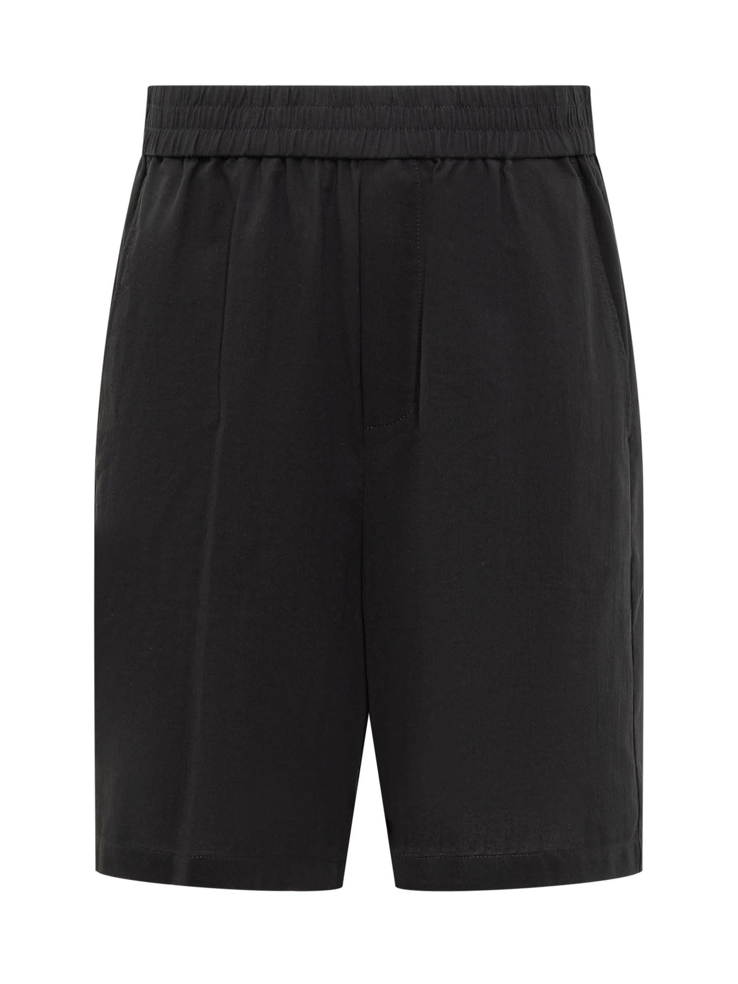 Ami Alexandre Mattiussi Cotton Bermuda Shorts With Logo