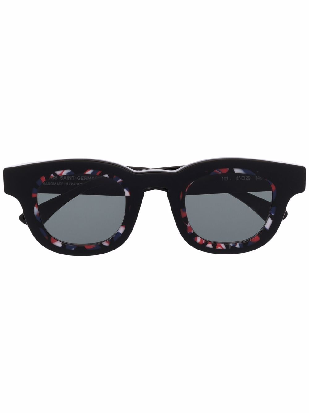 Thierry Lasry 大理石纹太阳眼镜 - 黑色