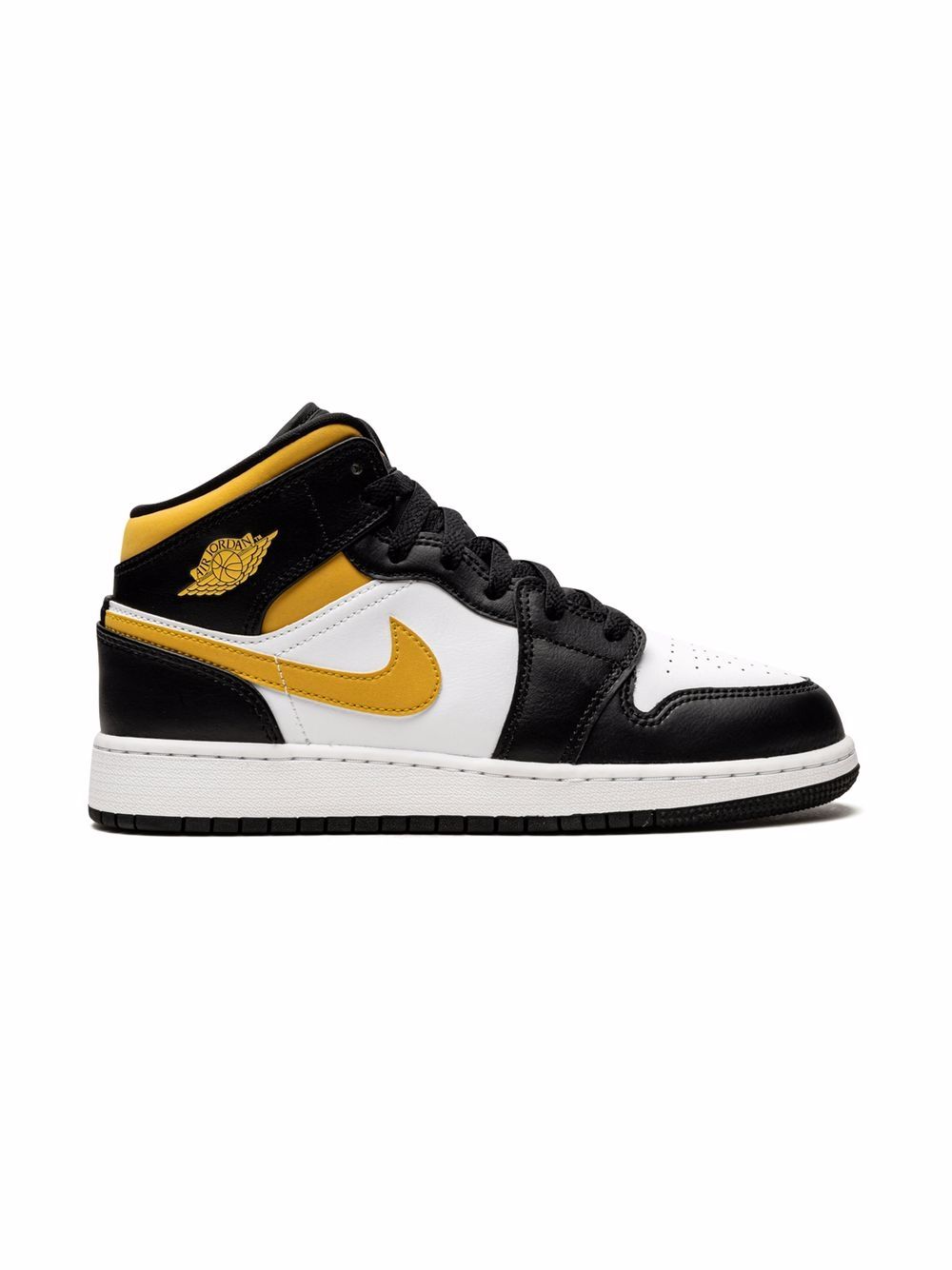 Jordan Kids Air Jordan 1 Mid 板鞋 - 黑色