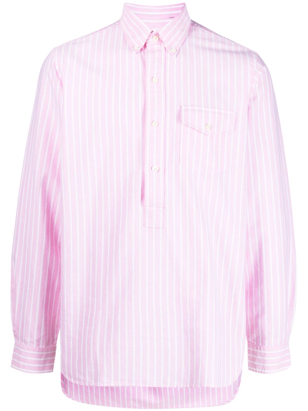 Polo Ralph Lauren 条纹棉衬衫 - 粉色