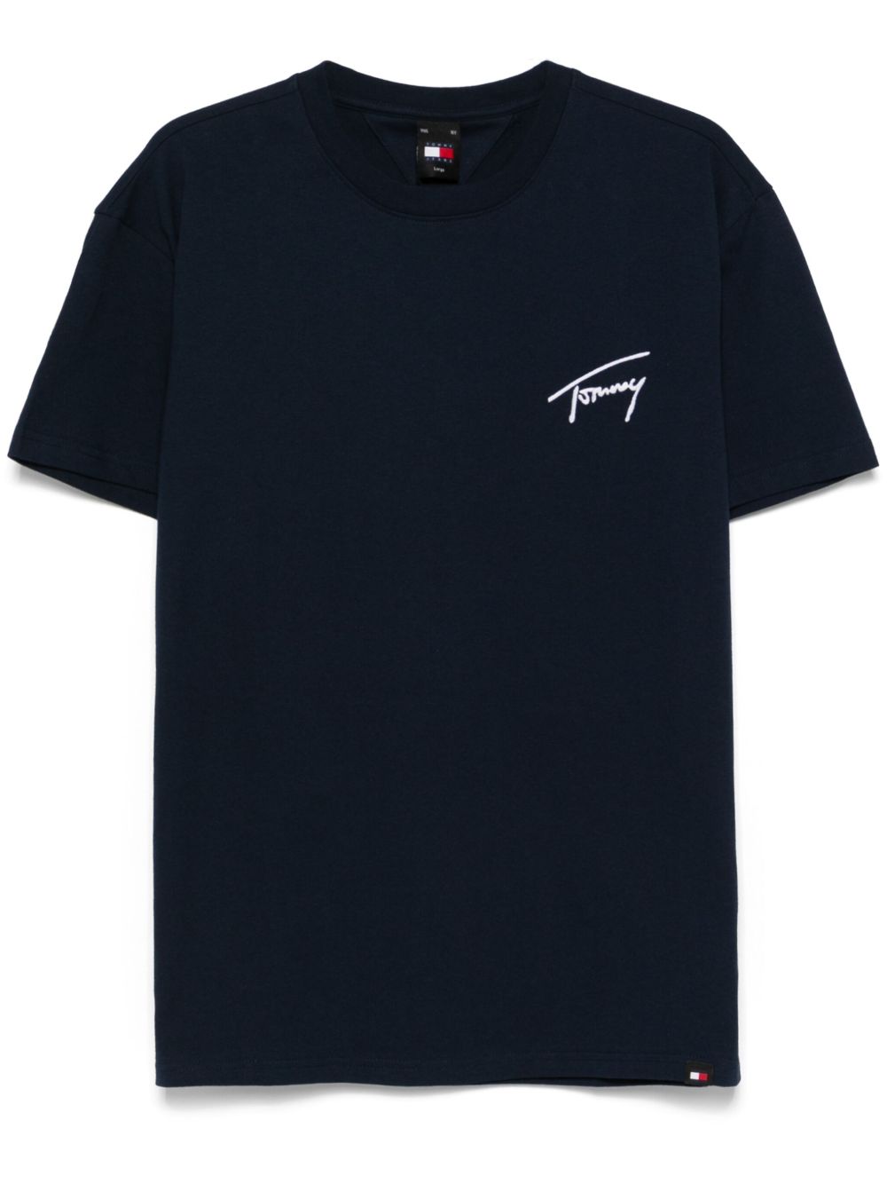 Tommy Jeans Signature logo T恤 - 蓝色
