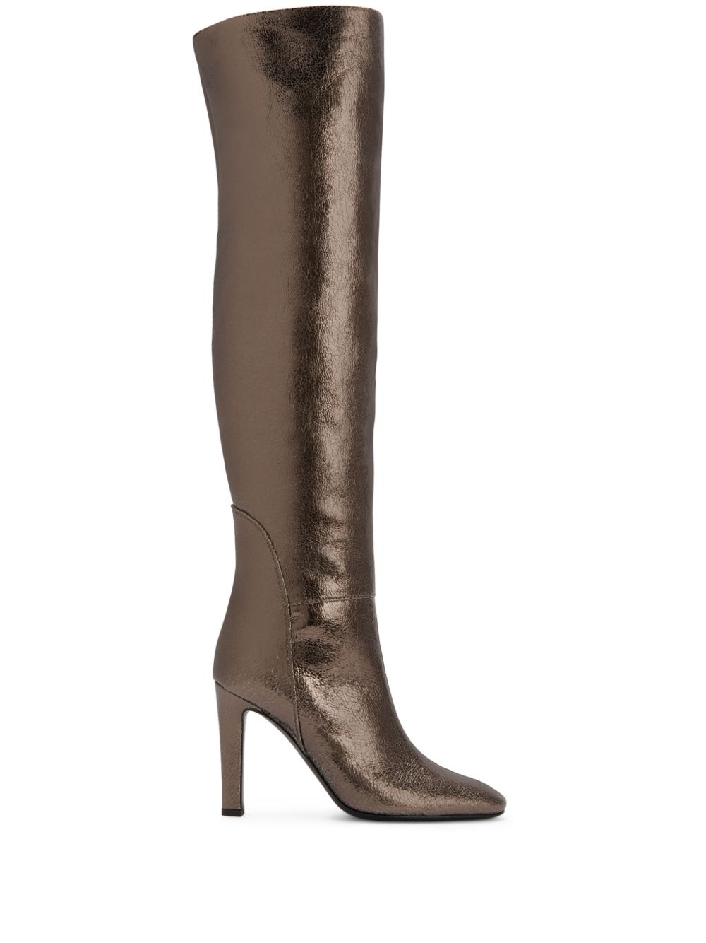 Giuseppe Zanotti Hattie 高跟及膝靴 - 褐色