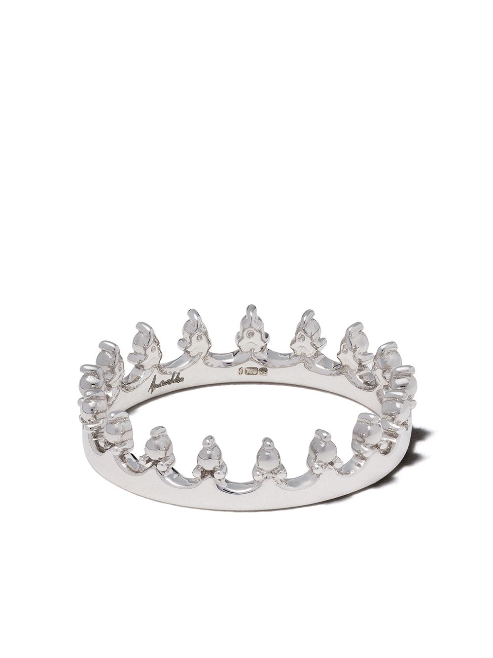 Annoushka Crown 18K白金戒指 - 银色
