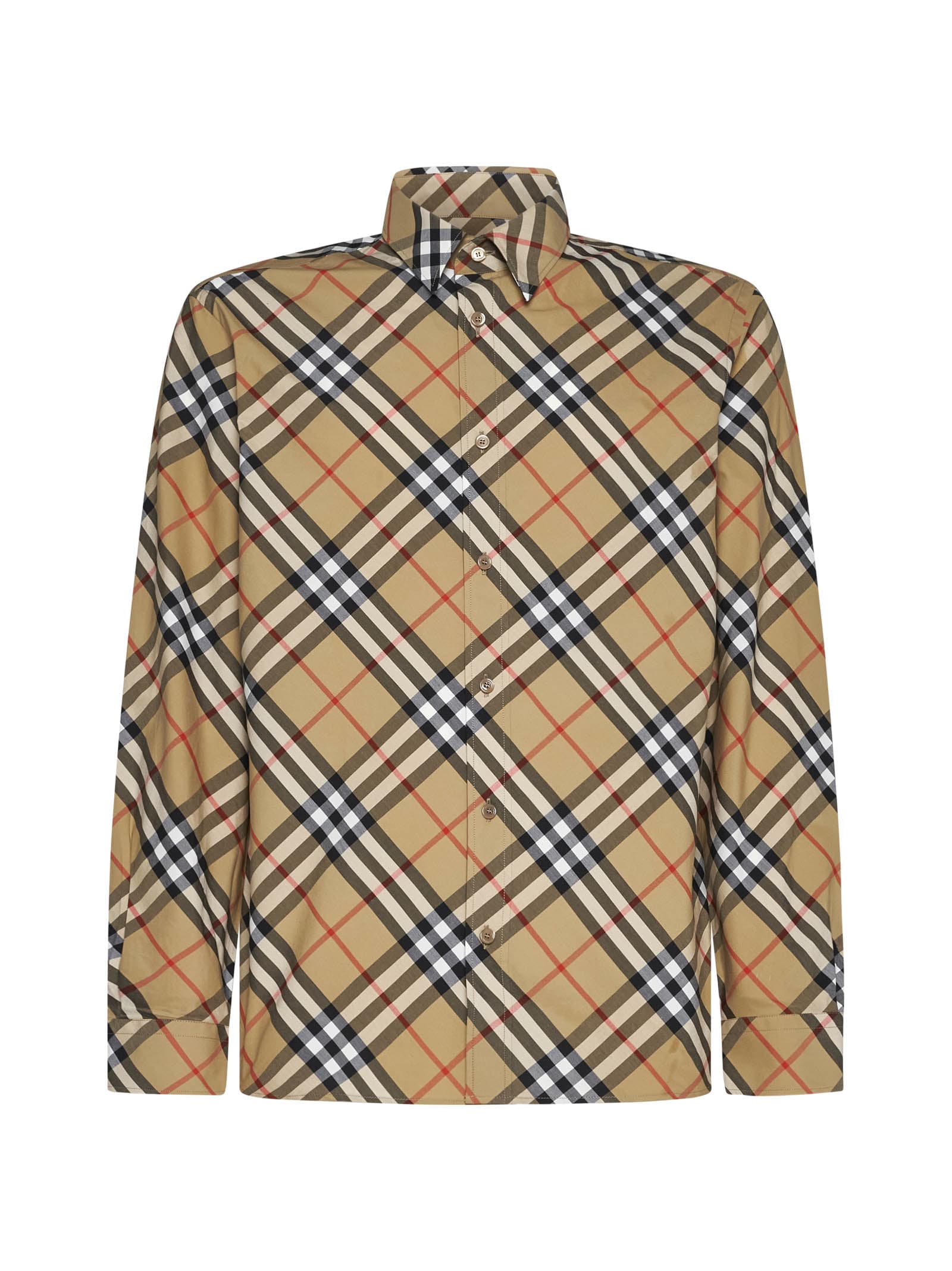 Burberry 米色棉质衬衫