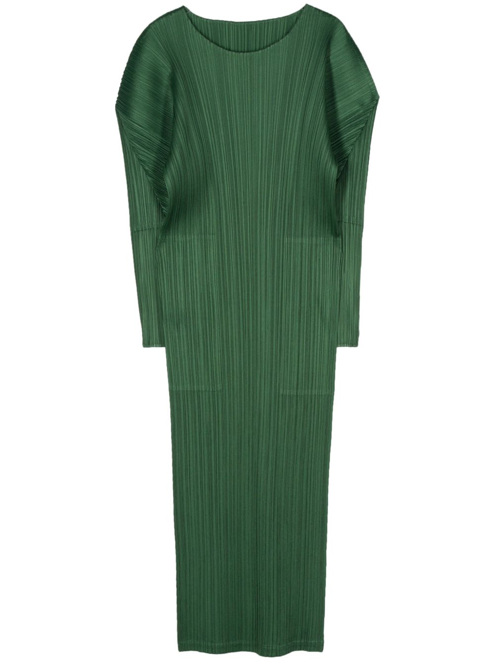 Pleats Please Issey Miyake February 超长连衣裙 - 绿色