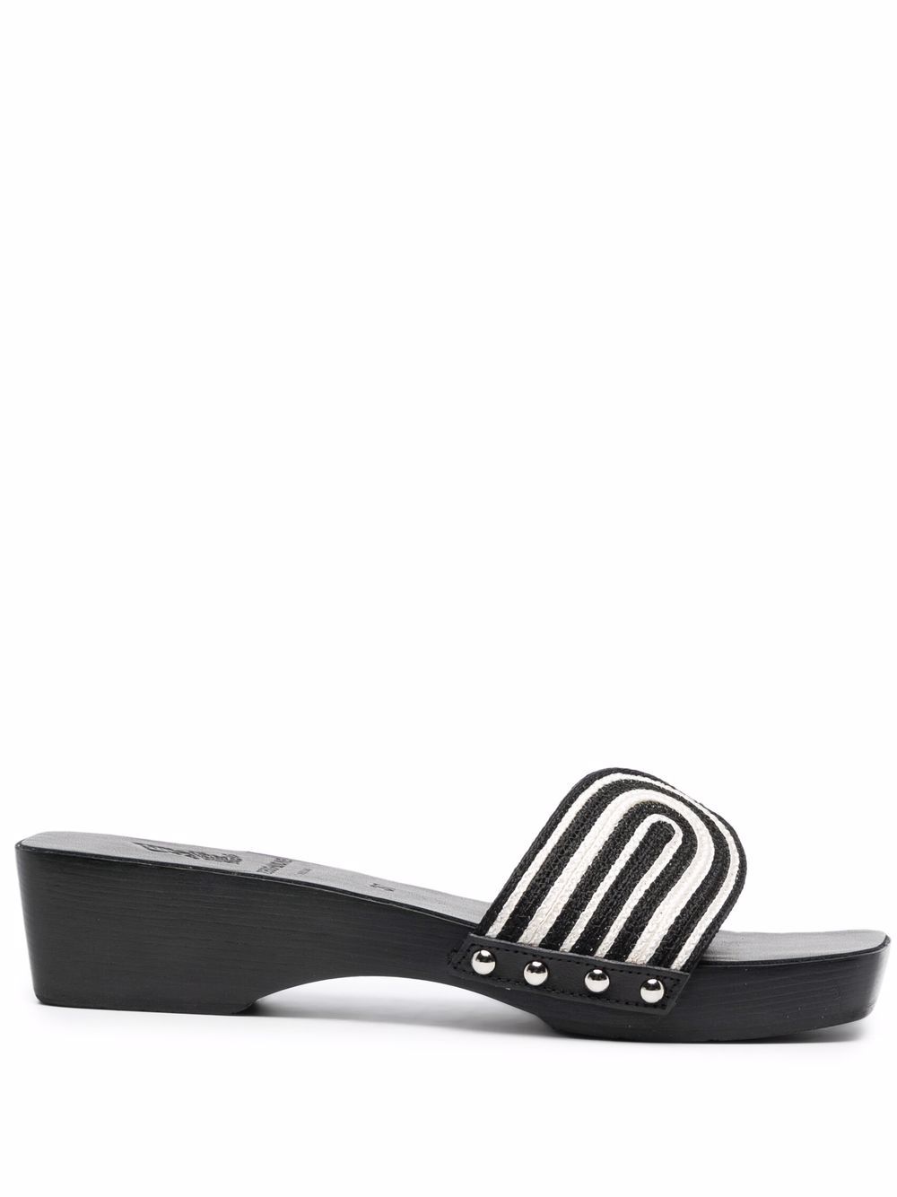 Ancient Greek Sandals The Harness 木屐凉鞋 - 黑色