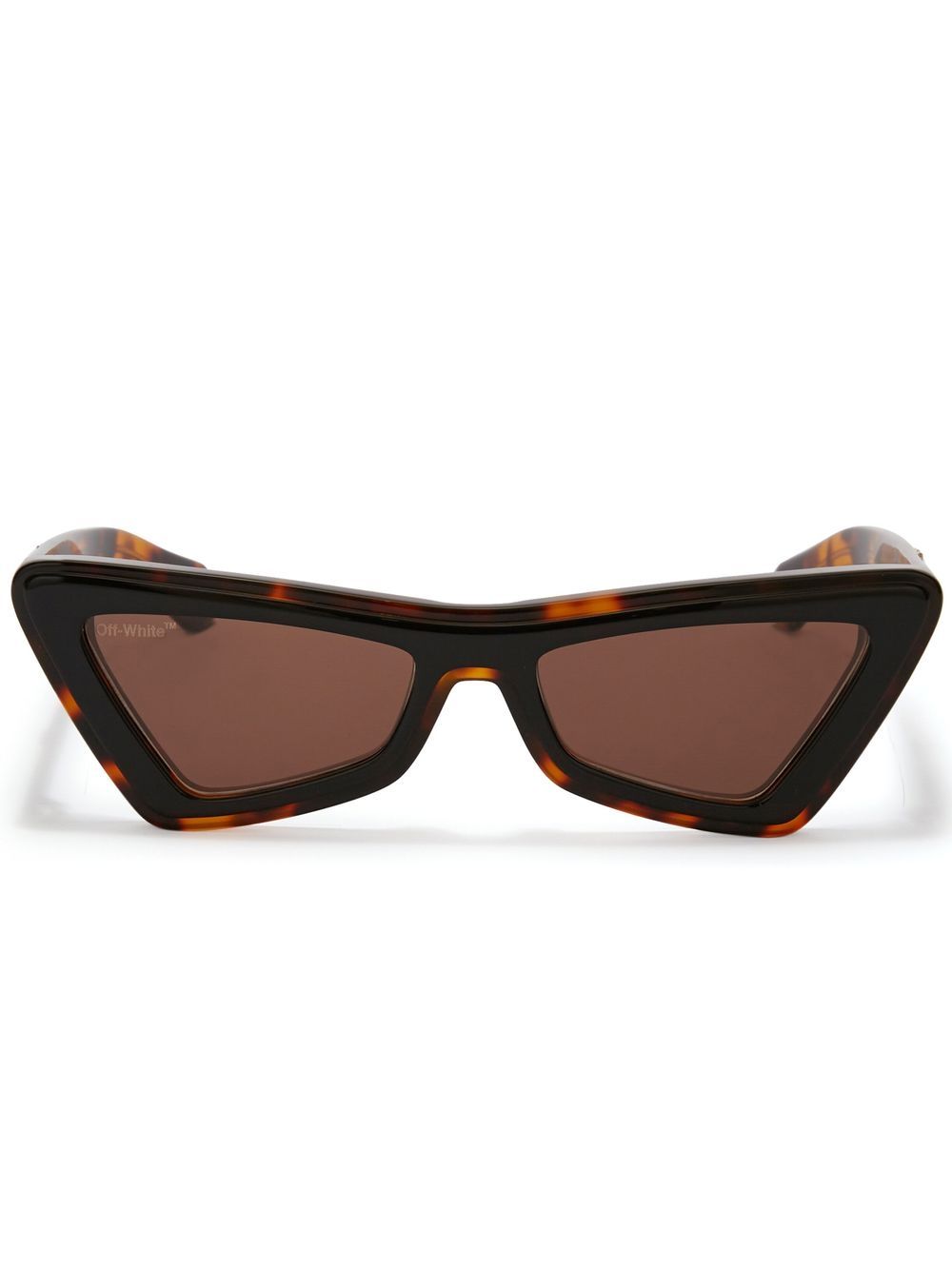 Off-White Eyewear Artemisia 猫眼框太阳眼镜 - 褐色