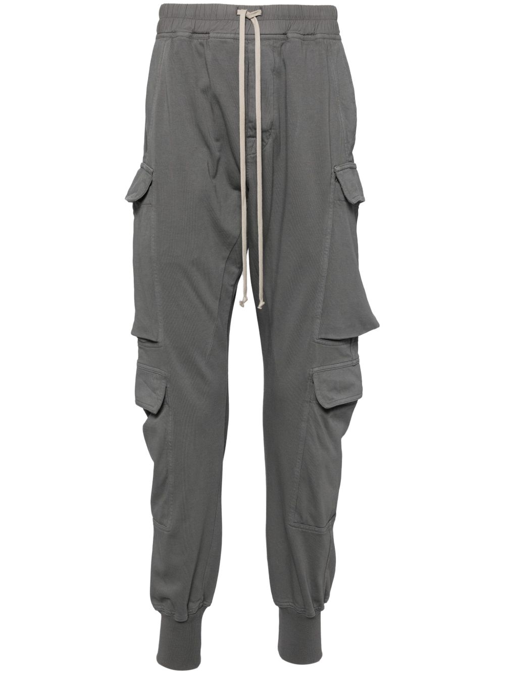 Rick Owens DRKSHDW 抽绳腰边长裤 - 灰色