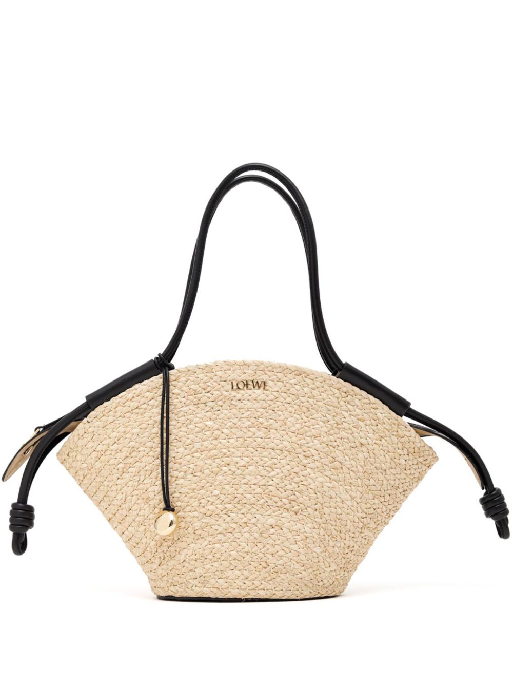 LOEWE Mini Pebble 托特包 - 中性色