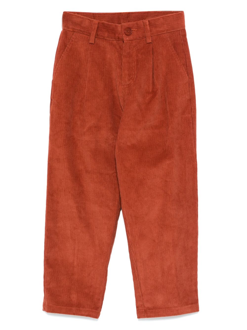Kenzo Kids Festive' 丝绒长裤 - 褐色