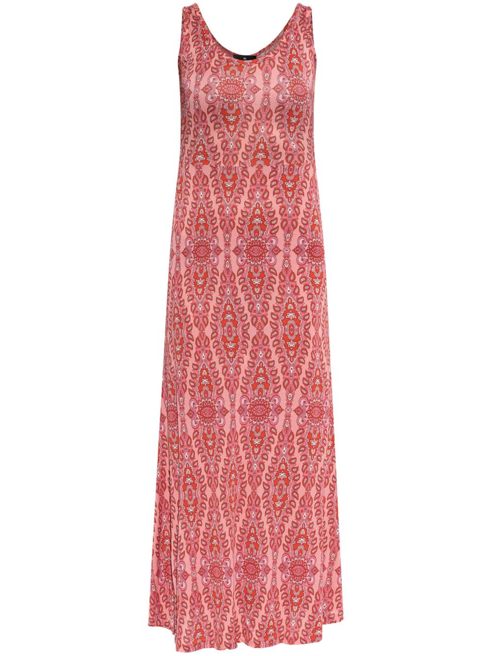ETRO 佩斯理印花长款连衣裙 - 粉色
