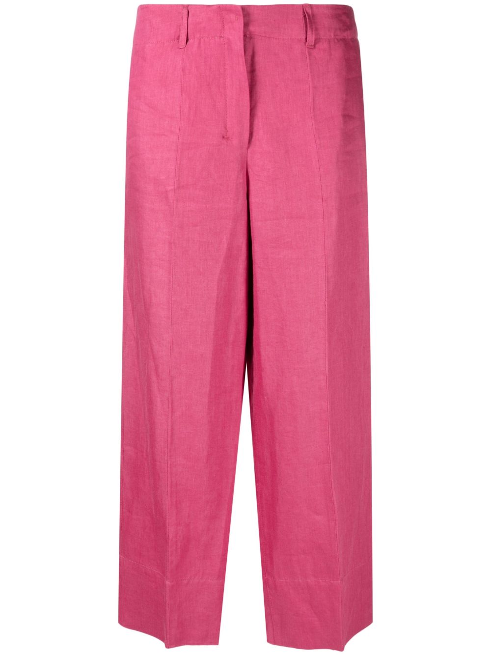 'S Max Mara 压褶露踝裤 - 粉色