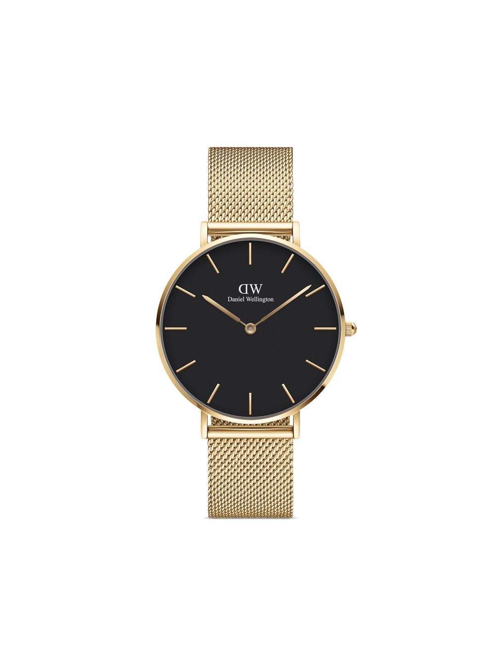 Daniel Wellington Petite Evergold 36毫米腕表 - 黑色