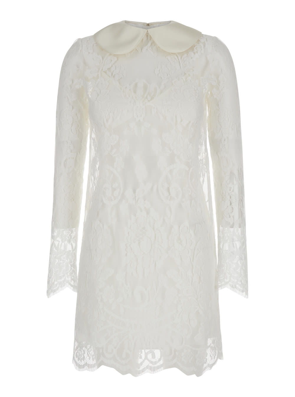 Dolce & Gabbana Minidress In Chantilly Lace