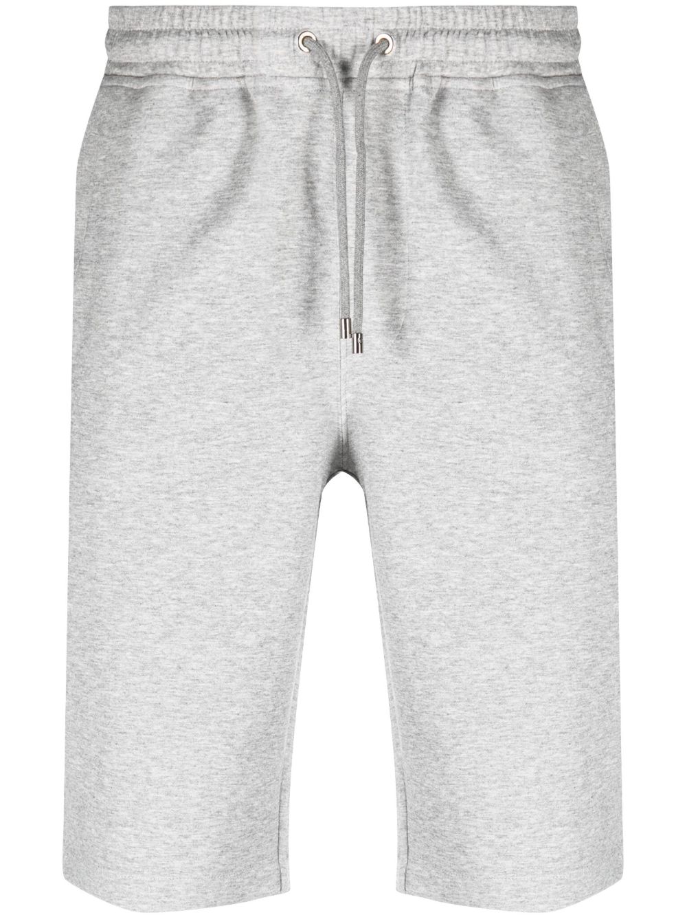 Corneliani 抽绳棉短裤 - 灰色