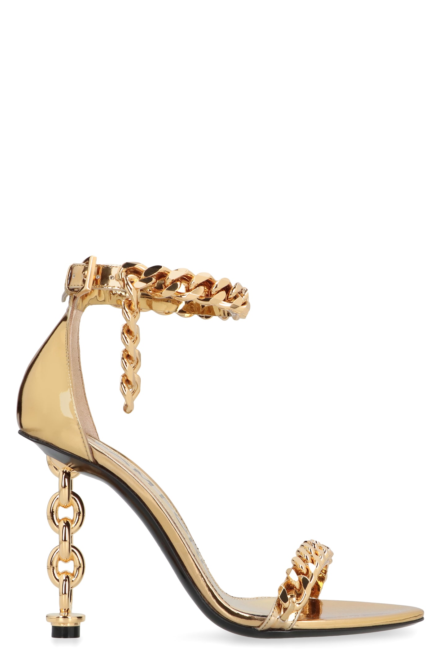 Tom Ford Metallic Leather Sandals