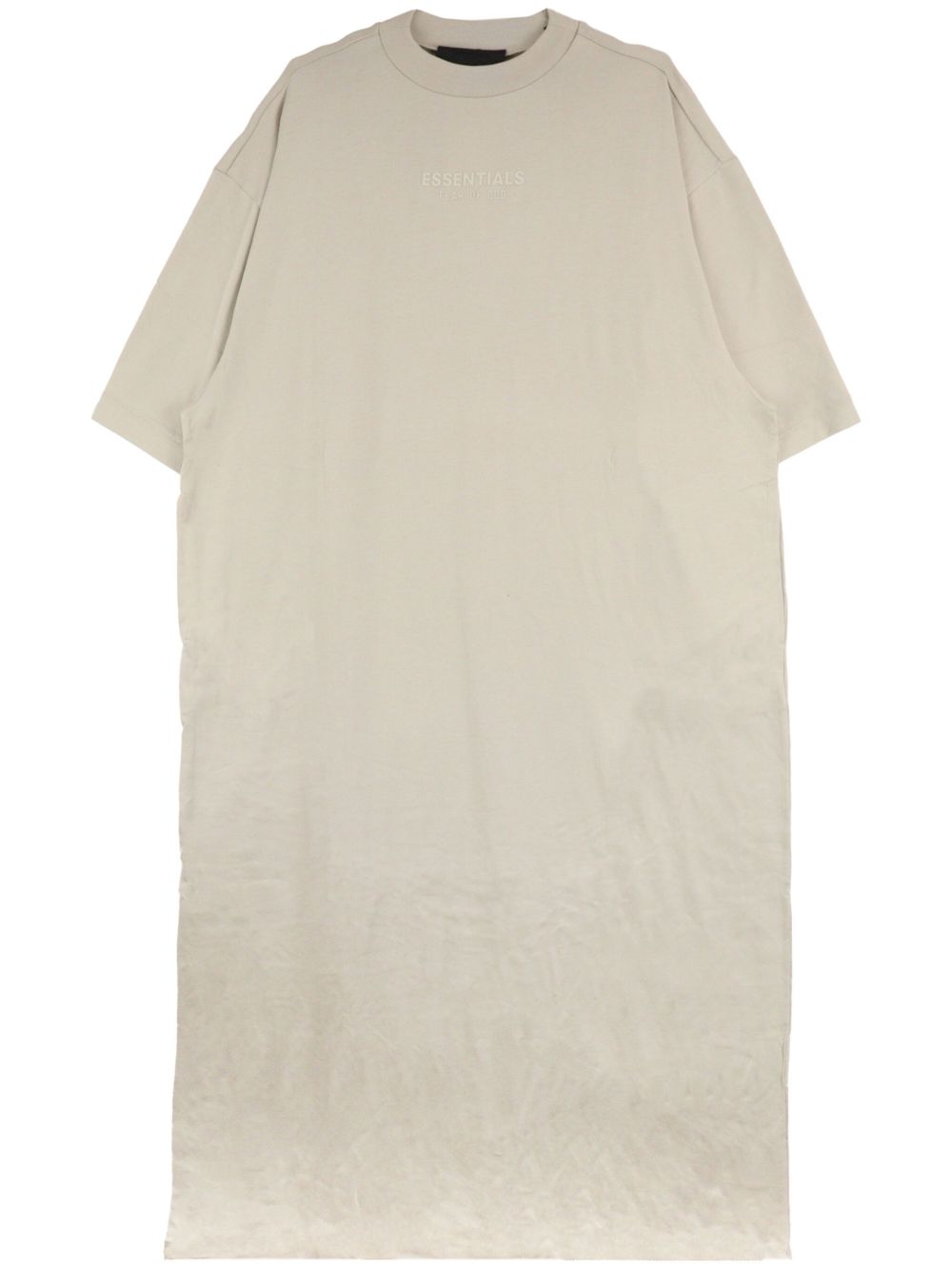 FEAR OF GOD ESSENTIALS Essentials logo印花T恤式连衣裙 - 中性色