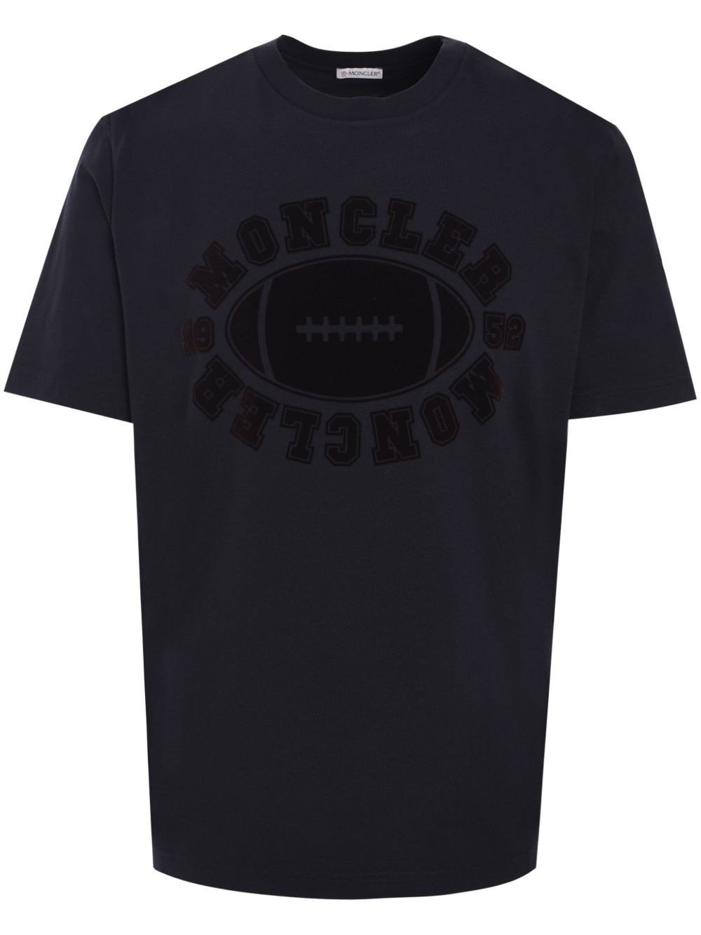 Moncler American Football 图案T恤 - 黑色