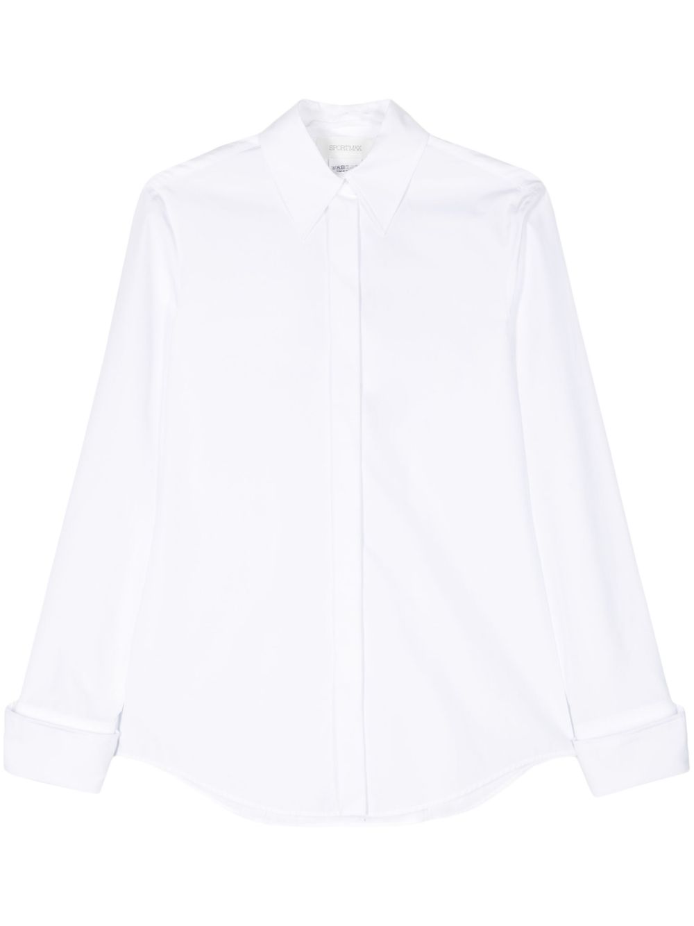 Sportmax Oxford 棉衬衫 - 白色