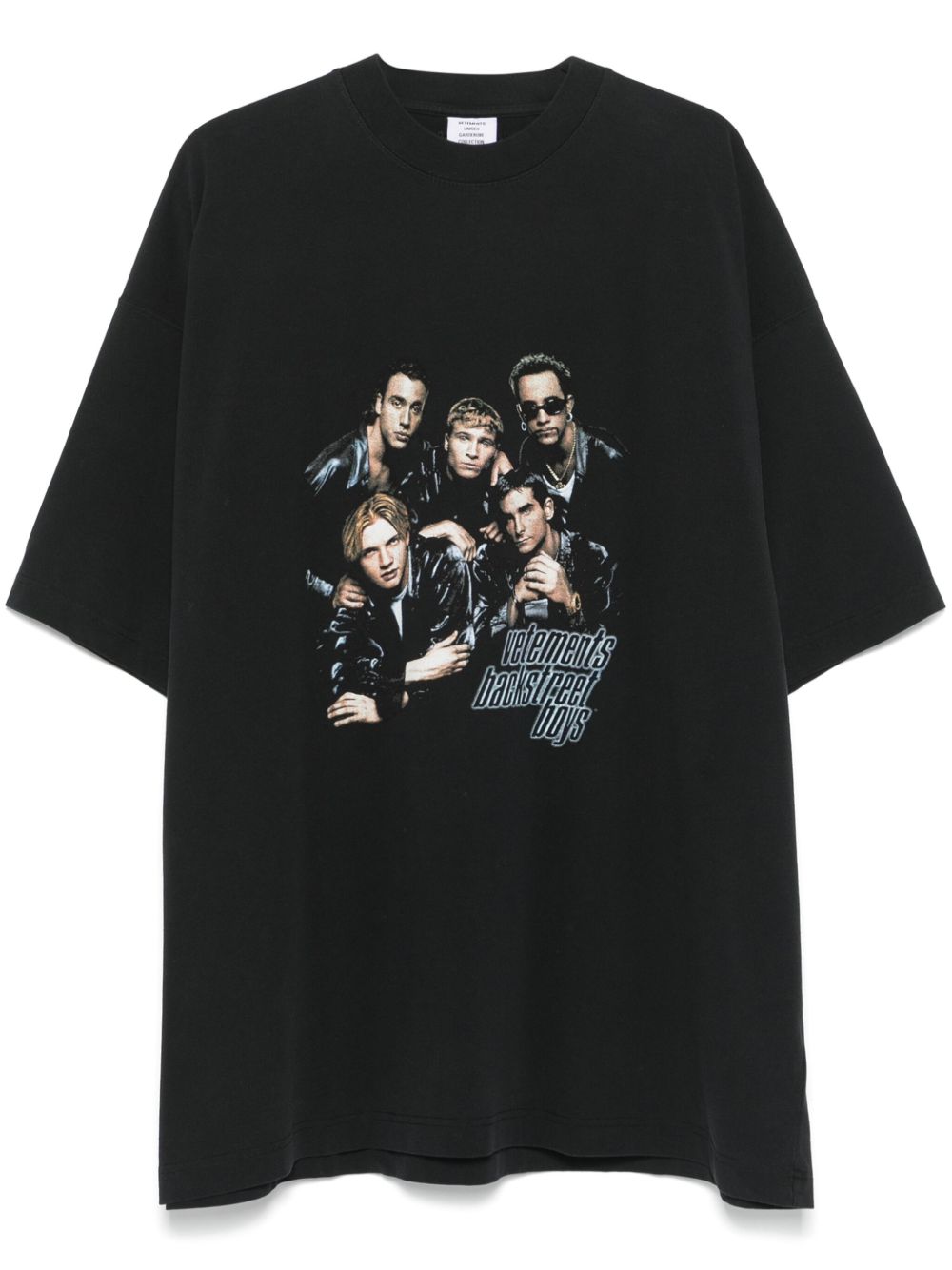 VETEMENTS Backstreet Boys T恤 - 黑色