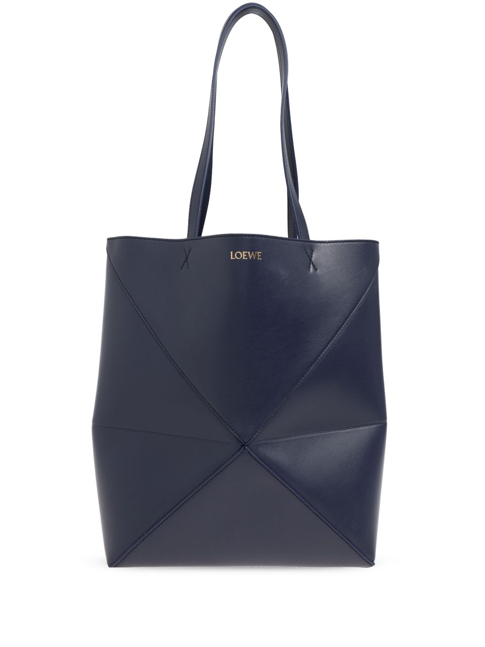 LOEWE Puzzle 中号单肩包 - 蓝色