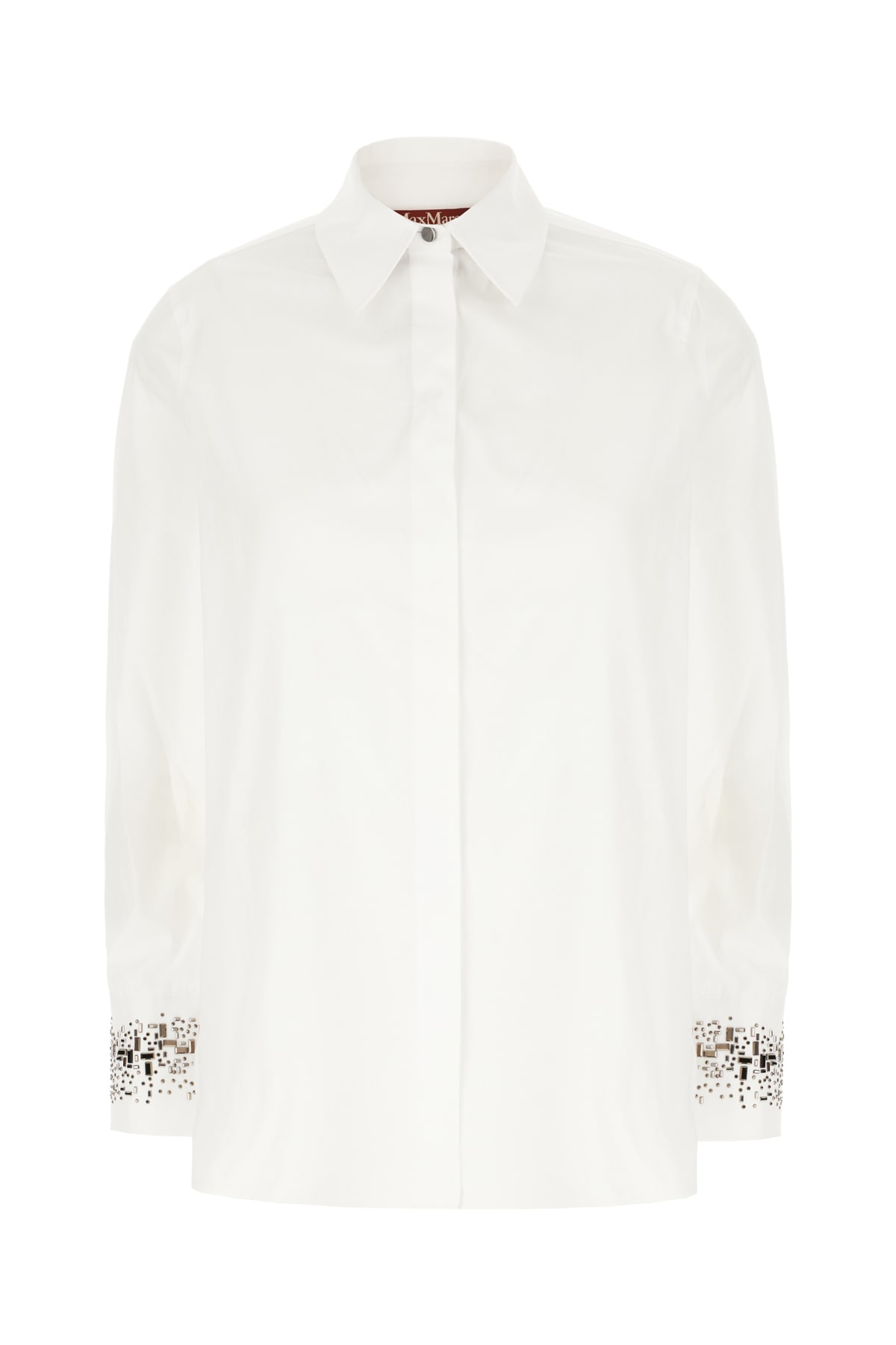 Max Mara Studio White Poplin Shirt