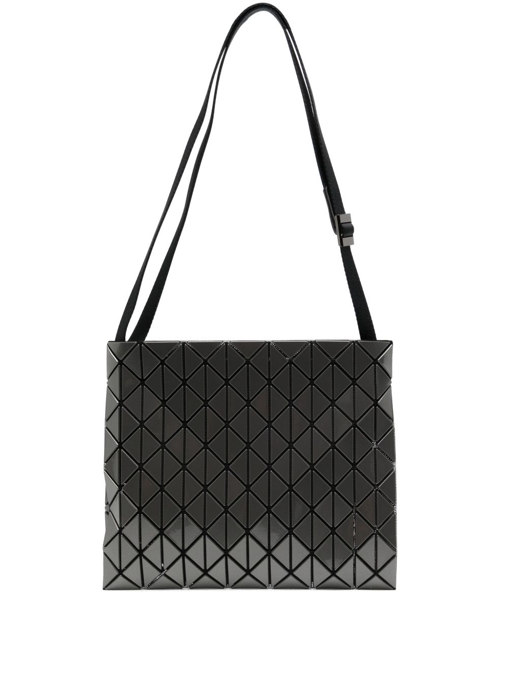Bao Bao Issey Miyake Row 金属感斜挎包 - 灰色