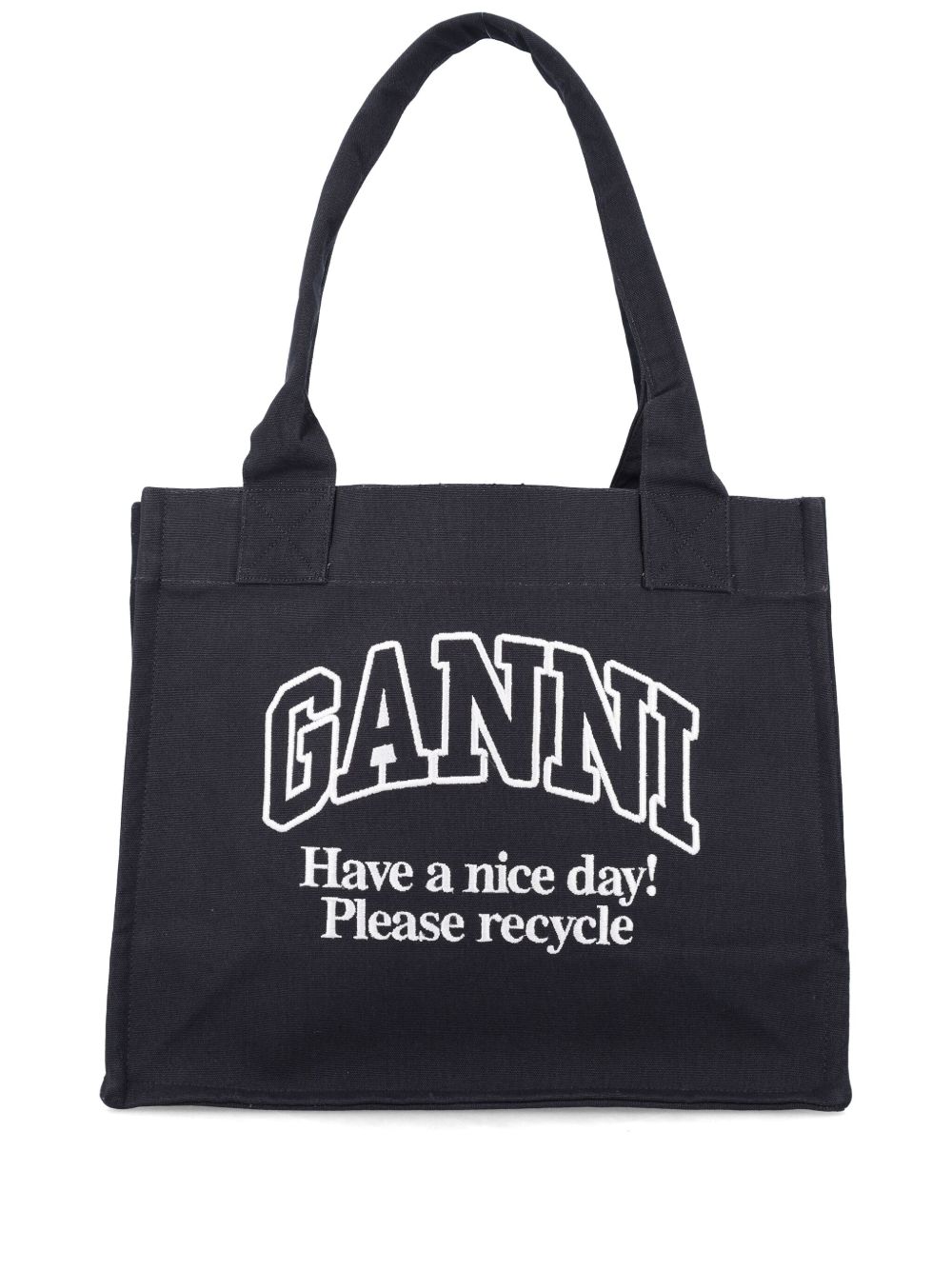 GANNI Easy 手提包 - 黑色