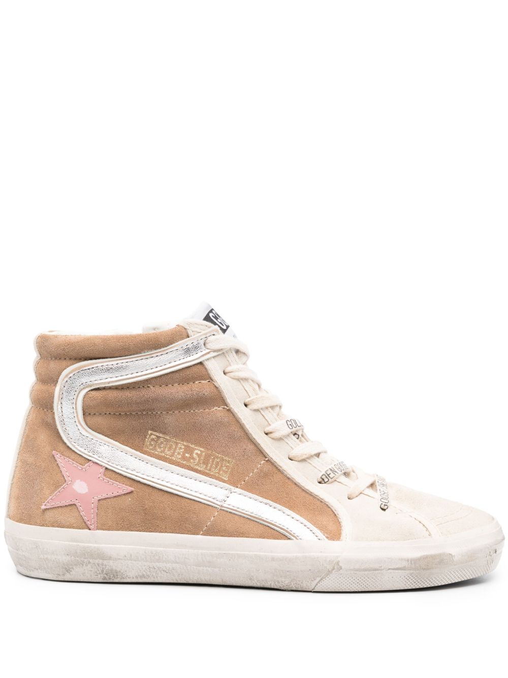 Golden Goose Slide 绒面皮运动鞋 - 中性色