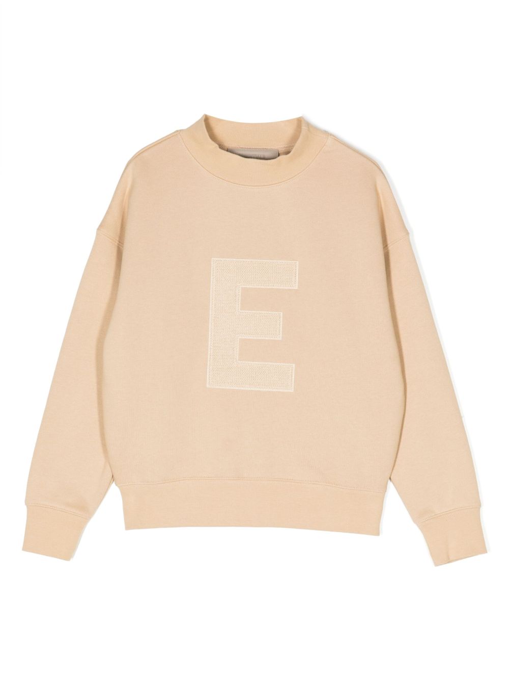 FEAR OF GOD ESSENTIALS KIDS 标贴棉混纺卫衣 - 褐色