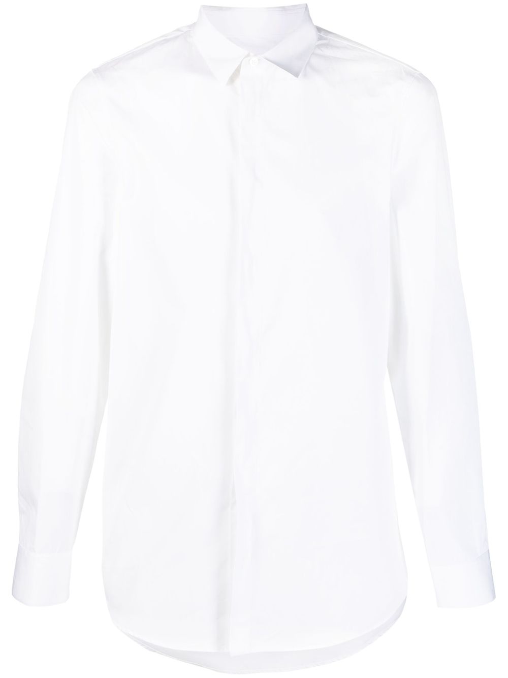 Jil Sander 长袖棉衬衫 - 白色