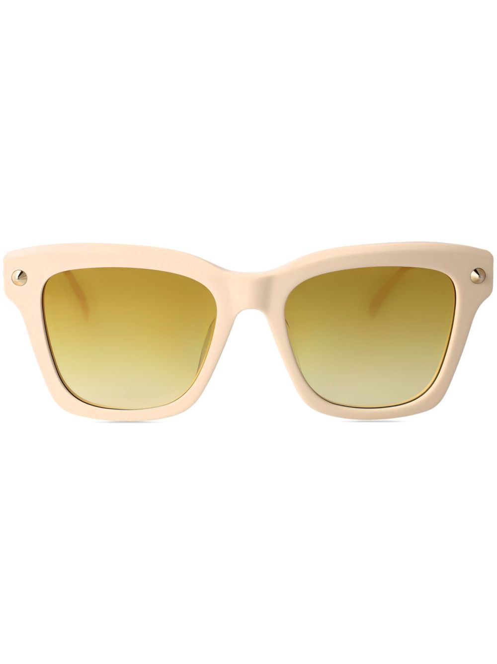 Alexander McQueen Eyewear Wayfarer 镜框太阳眼镜 - 中性色