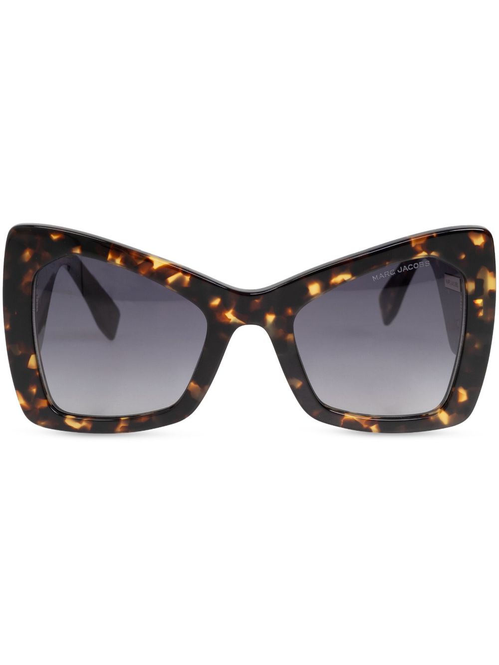 Marc Jacobs Eyewear 超大框太阳眼镜 - 褐色