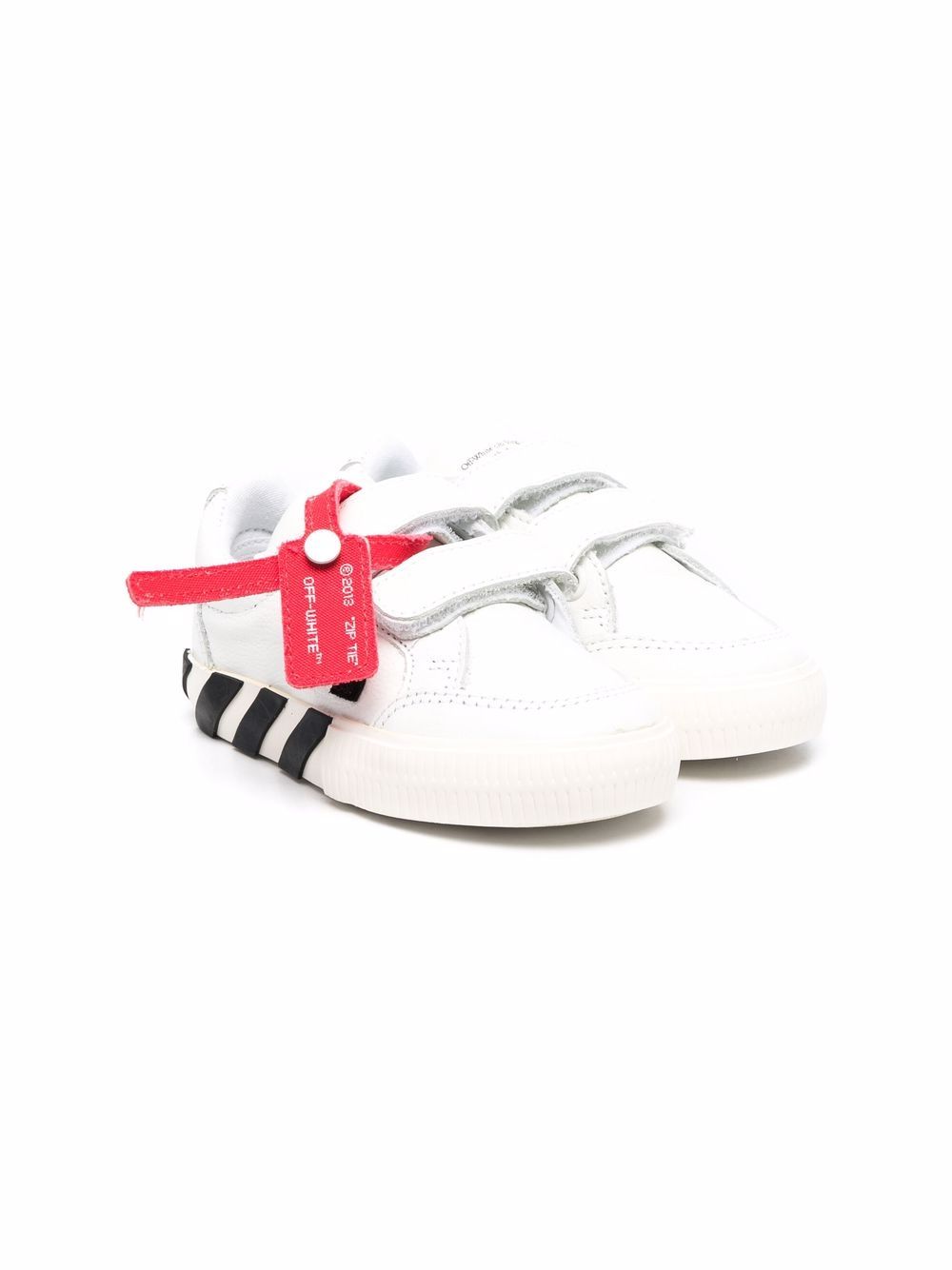 Off-White Kids Lea 硫化板鞋 - 白色