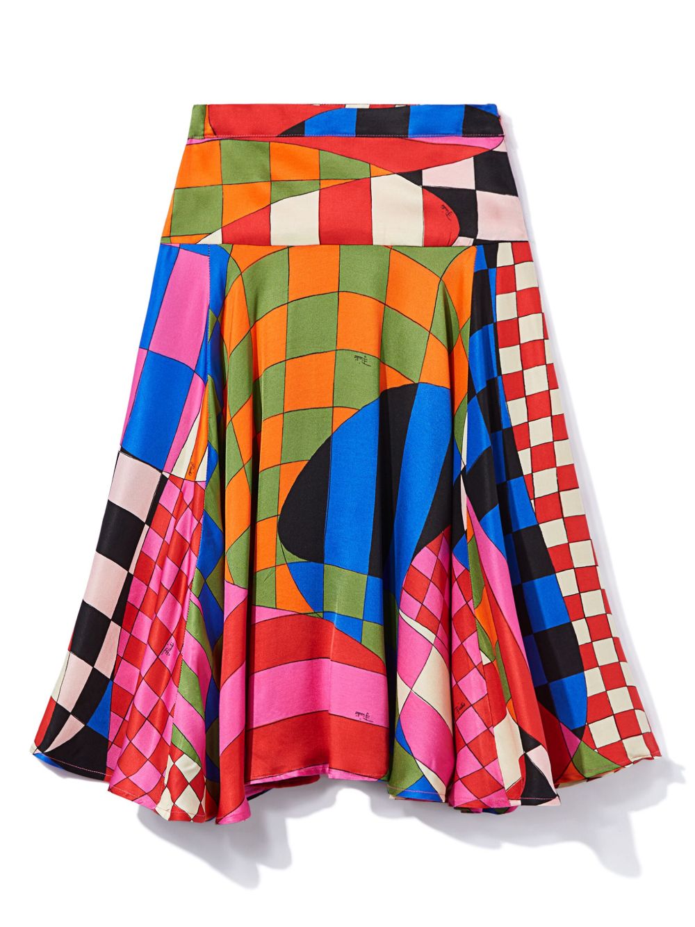PUCCI Junior Giardino 印花半身裙 - 粉色