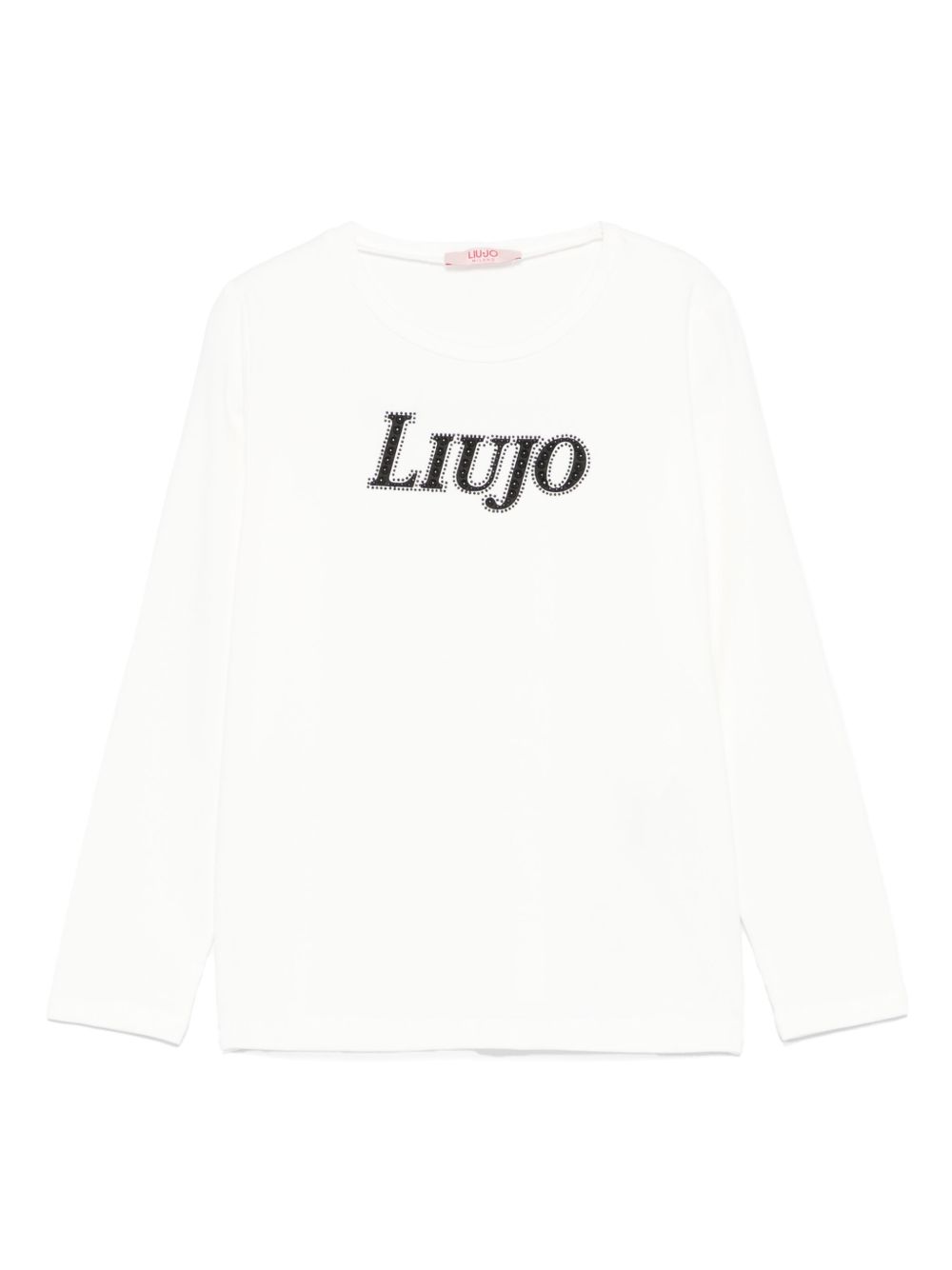 Liu Jo Kids logo铆钉T恤 - 白色