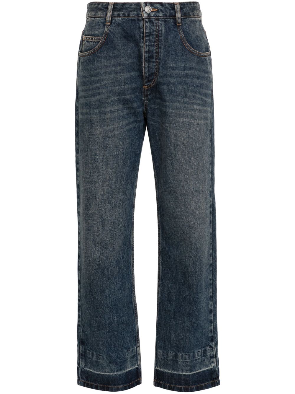 ISABEL MARANT Irina 直筒牛仔裤 - 蓝色