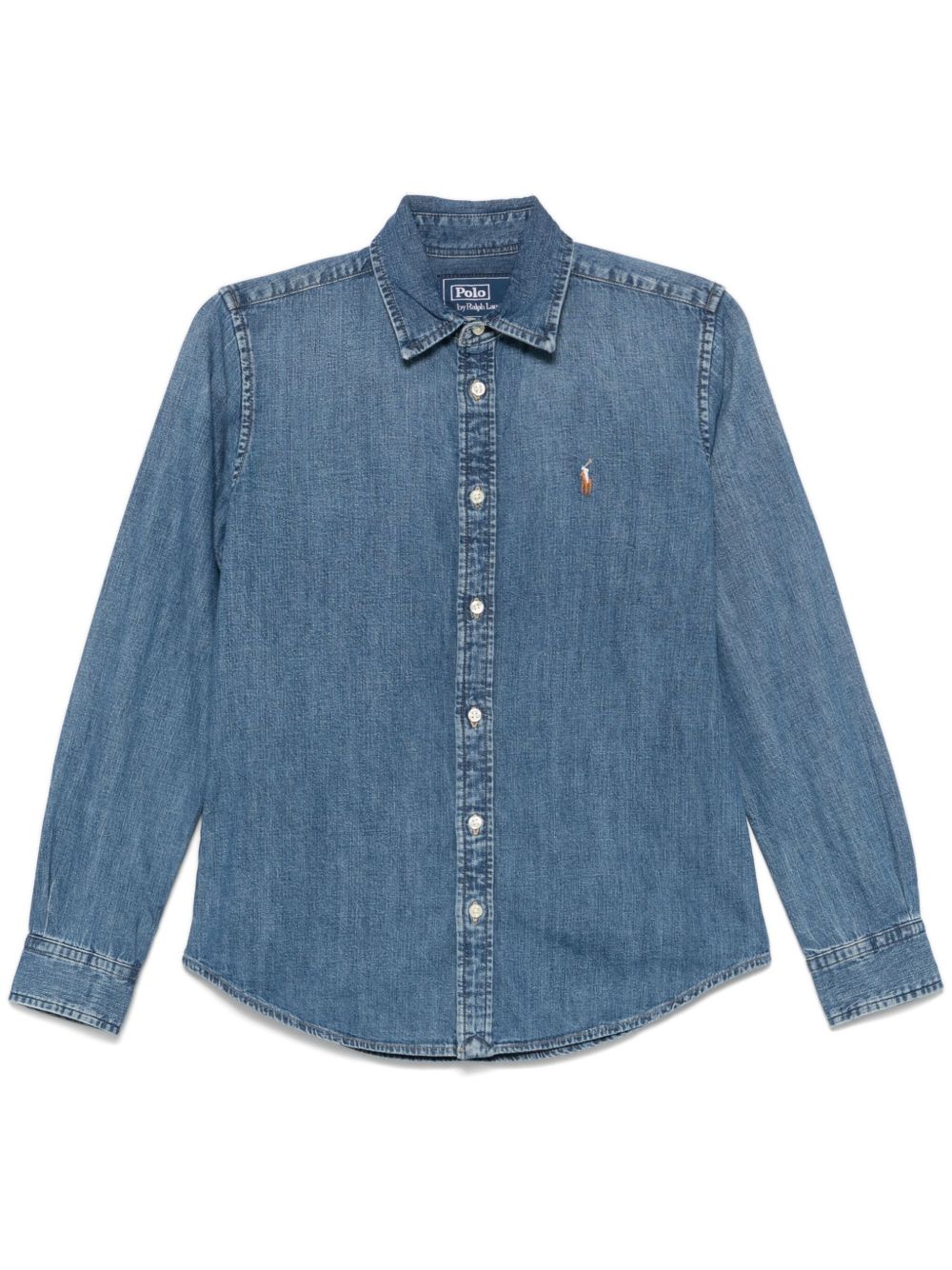 Polo Ralph Lauren Polo Pony 刺绣衬衫 - 蓝色