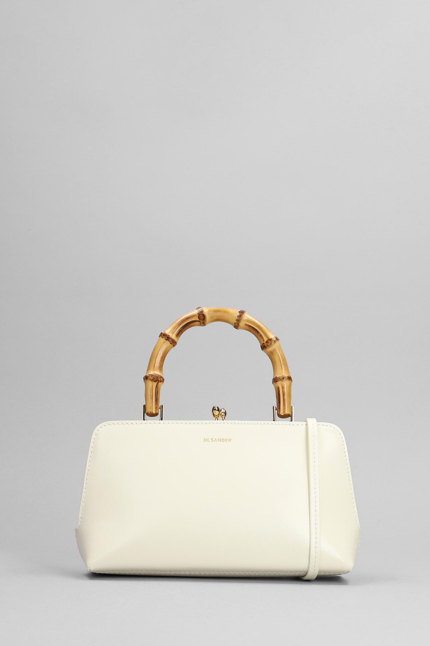 Jil Sander Ivory Goji Bamboo Mini Bag
