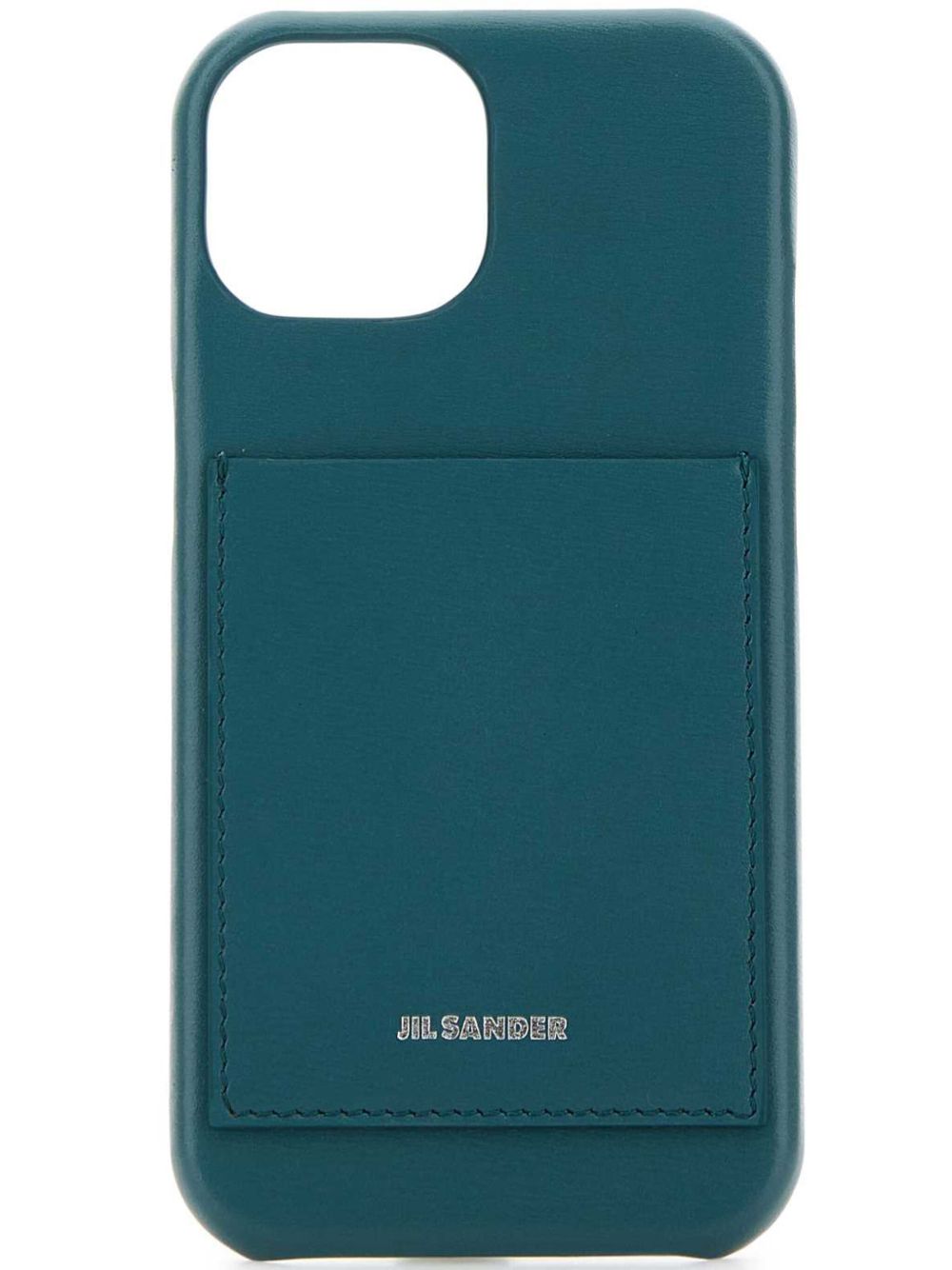 Jil Sander iPhone 15 皮质手机壳 - 蓝色