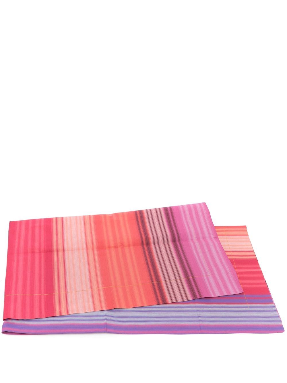 Missoni Home 条纹被套 - 红色